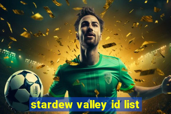 stardew valley id list